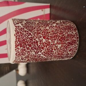 Pink zebra Simmer Pot cover. Accent shade